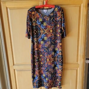LuLaRoe Blue Sheath Dress